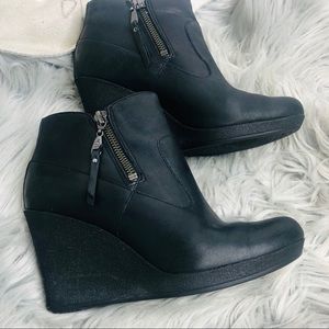 UGG Shearling Lined Leather Booties